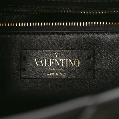 Valentino Garavani Nappa Large Roman Stud Shoulder Bag Black 6 of 8