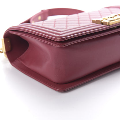 Chanel Lambskin Quilted Medium Boy Flap Red 6 of 10