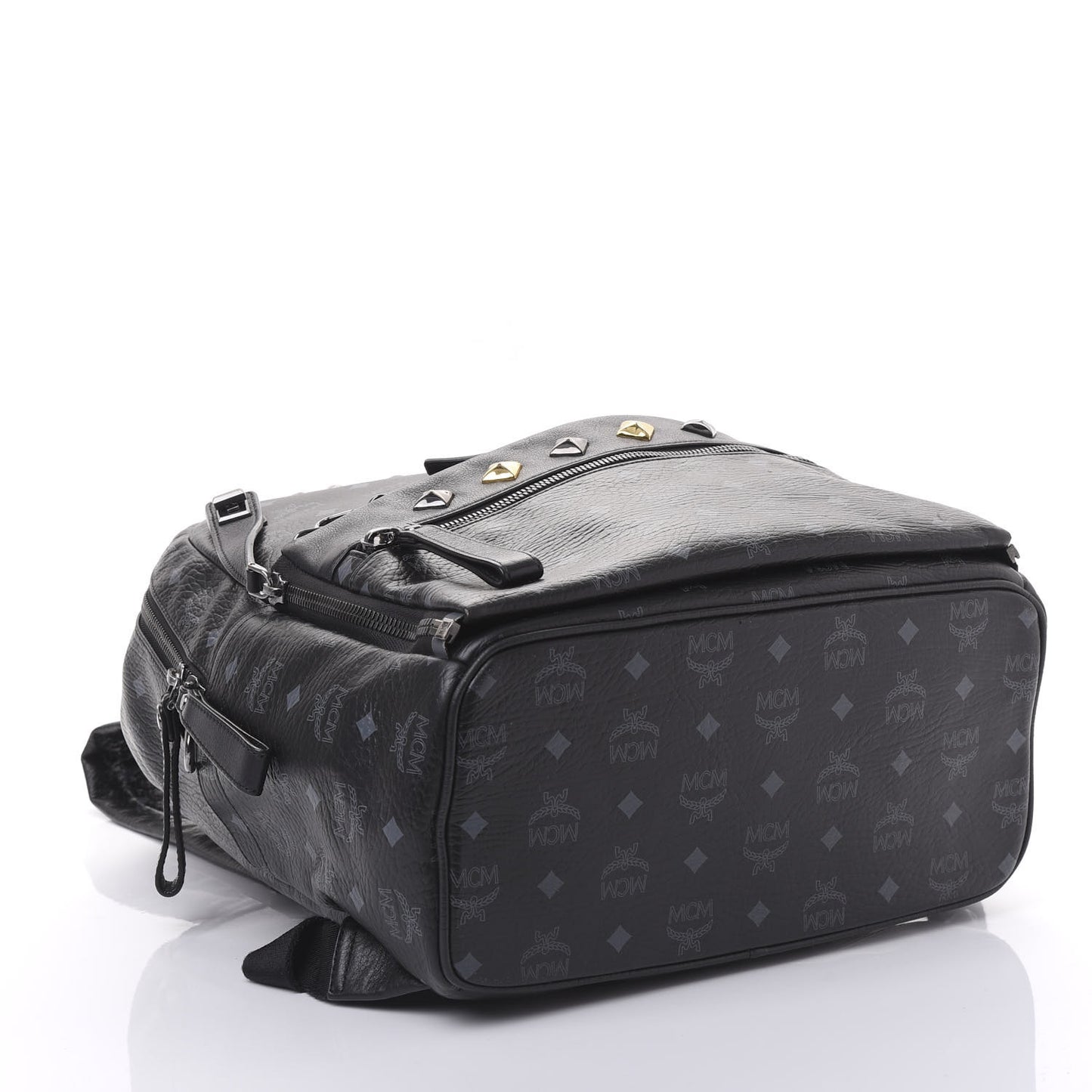 Visetos Medium Studded Dual Stark Backpack Black