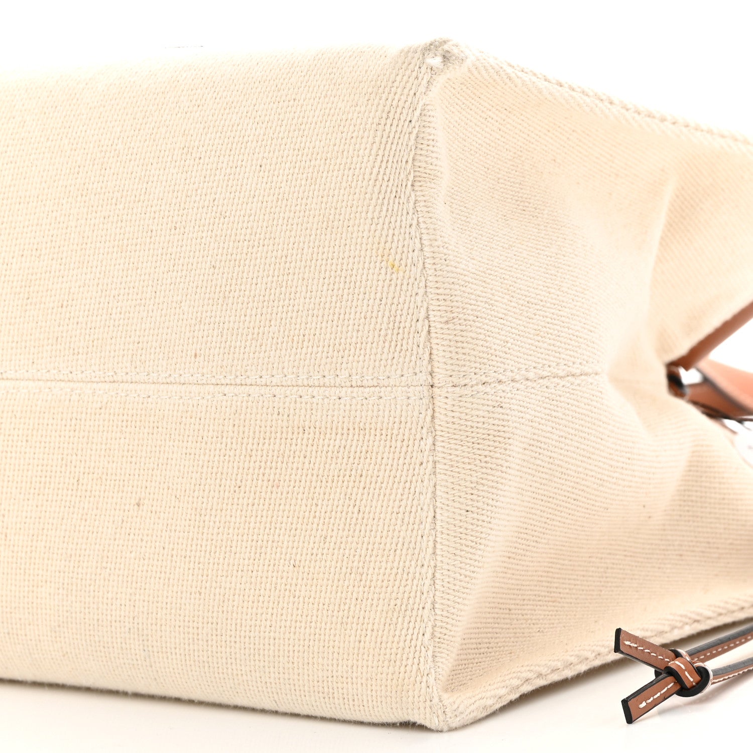 Loewe Canvas Calfskin Small Cushion Tote Beige 10 of 17