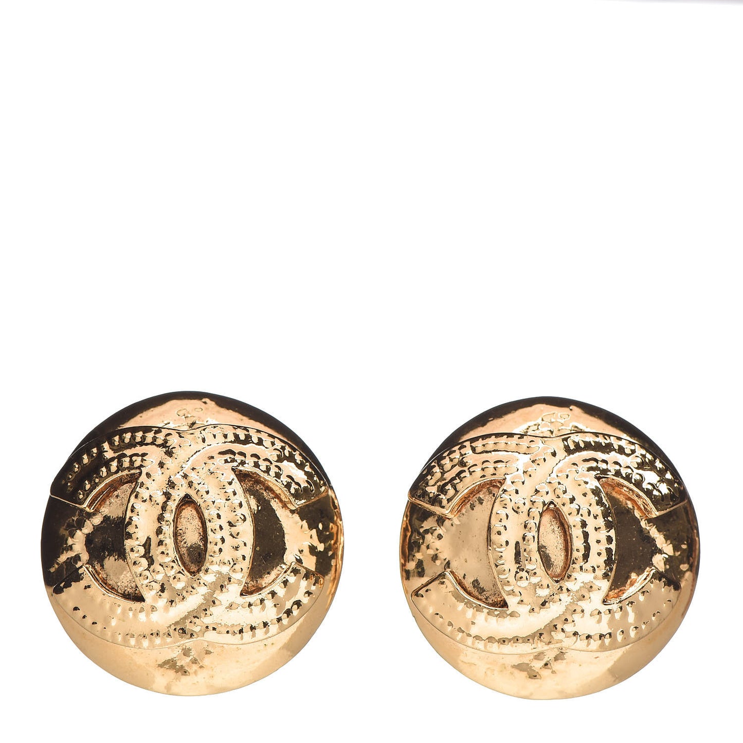 CC Clip On Earrings Gold