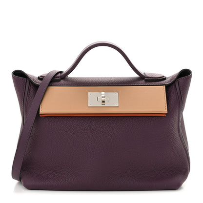 Hermes Togo Swift 24/24 29 Cassis Chai Cuivre 1 of 12