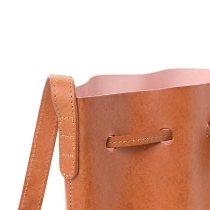 Mansur Gavriel Calfskin Mini Bucket Bag Cammello Rosa 9 of 18