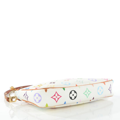 Louis Vuitton Monogram Multicolor Pochette Accessories White 5 of 10