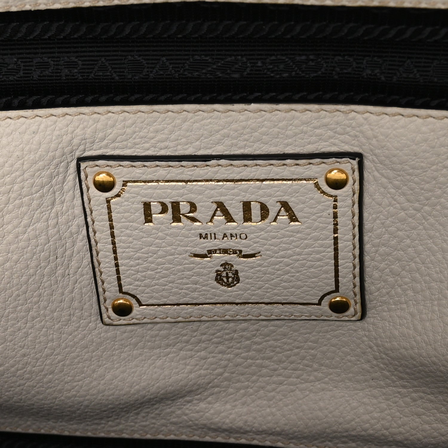 Prada Vitello Daino Shopping Tote Talco 6 of 10
