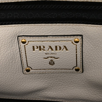 Prada Vitello Daino Shopping Tote Talco 6 of 10