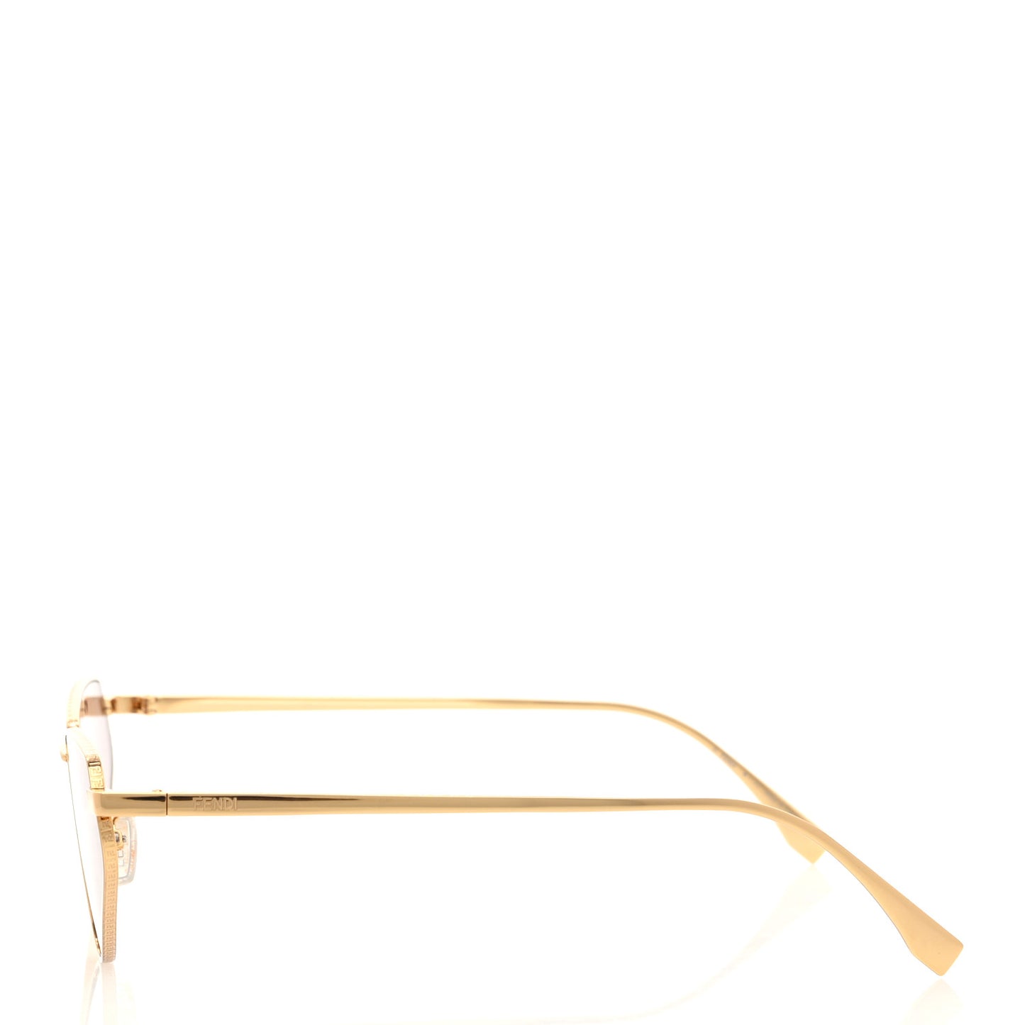 Metal Cat Eye Sunglasses FE40068U Gold