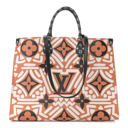 Louis Vuitton Monogram Giant Crafty Onthego GM Crème Caramel 1 of 10