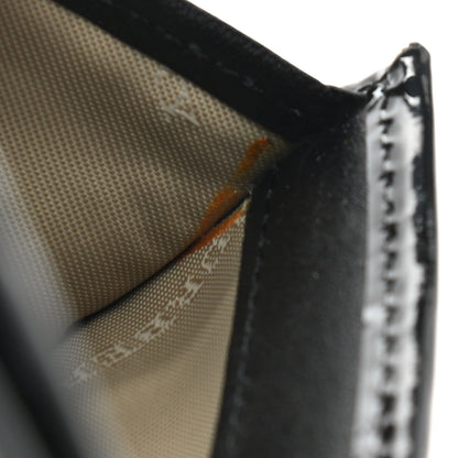 Burberry Patent Supernova Check Compact Wallet Black 8 of 8