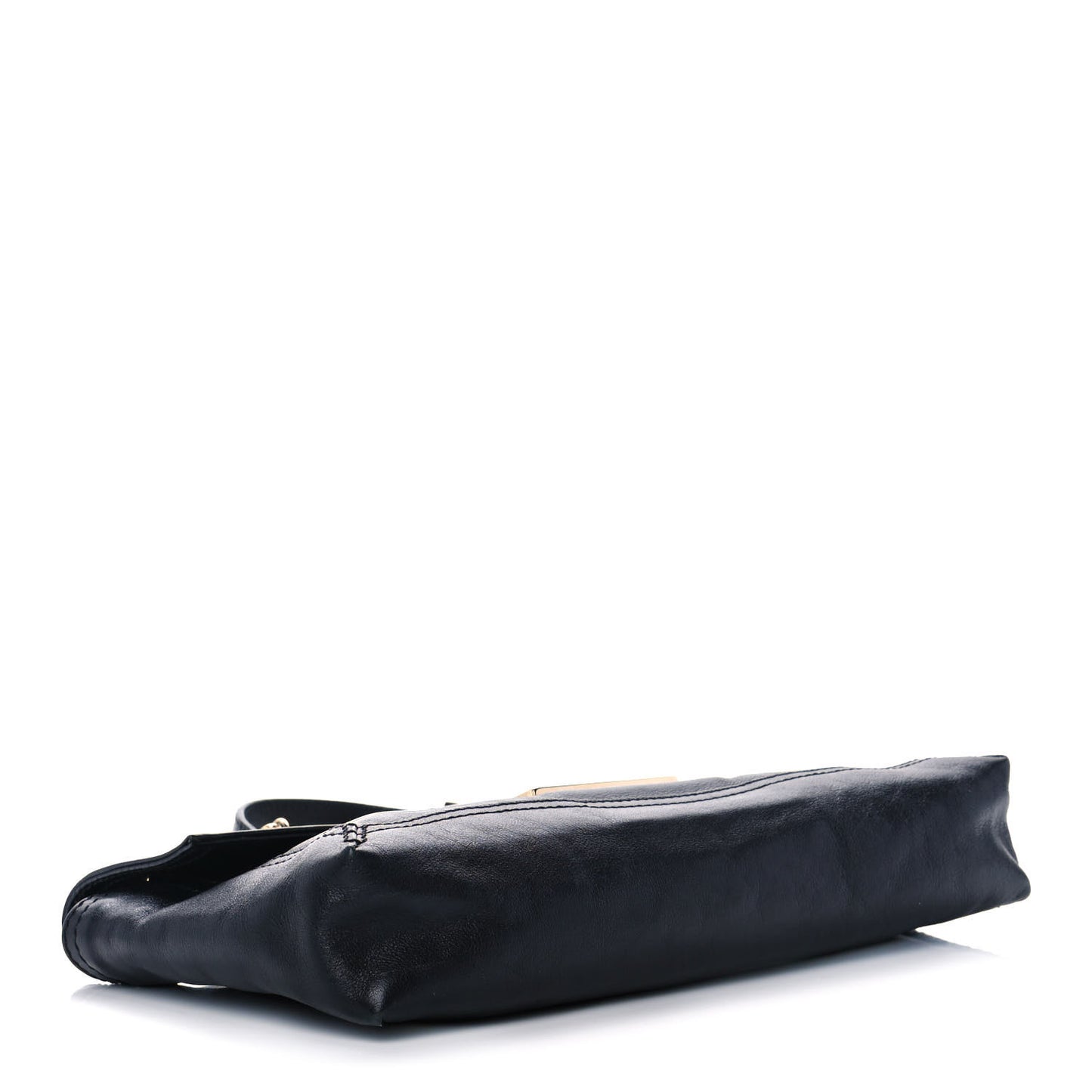 Vitello Acqua Maxi Baguette Bag Black