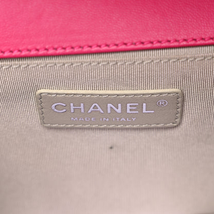 Chanel Lambskin Quilted Medium Boy Flap Pink 5 of 13