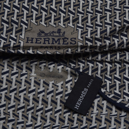 Hermes Cotton H Sublime Losange Scarf GM 6 of 6
