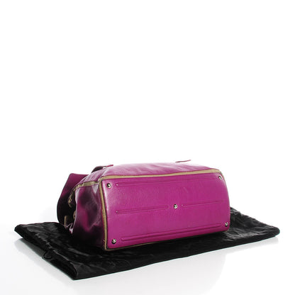 Saint Laurent Calfskin Canvas Medium Muse Two Taupe Orchid Purple 4 of 7
