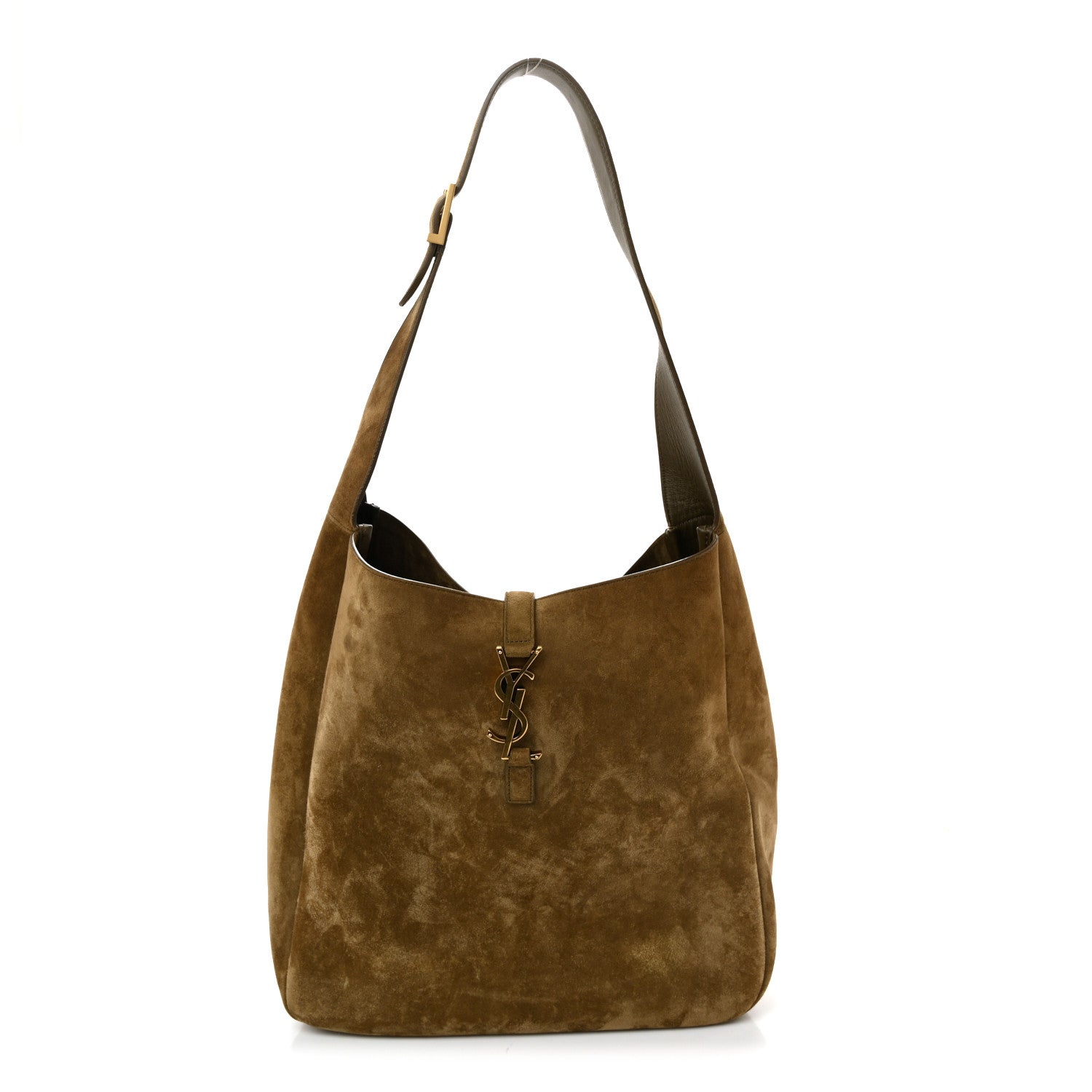 Saint Laurent Suede Large Le 5 A 7 Soft Hobo New Barley 1 of 10