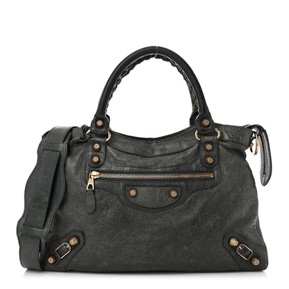 Balenciaga Agneau Giant 12 Gold Hardware Town Anthracite 1 of 13