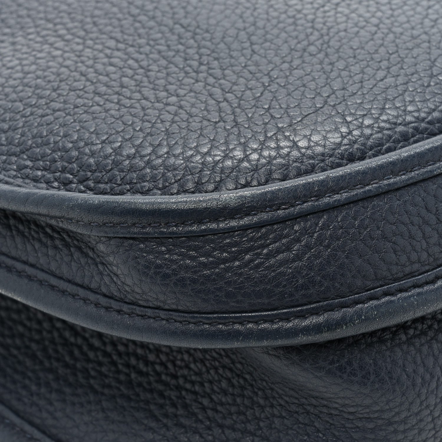 Hermes Taurillon Clemence Evelyne III GM Bleu Nuit 14 of 19