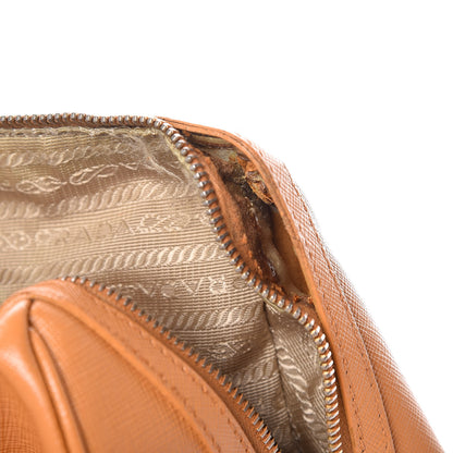 Prada Saffiano Lux Bowler Ocra 13 of 24
