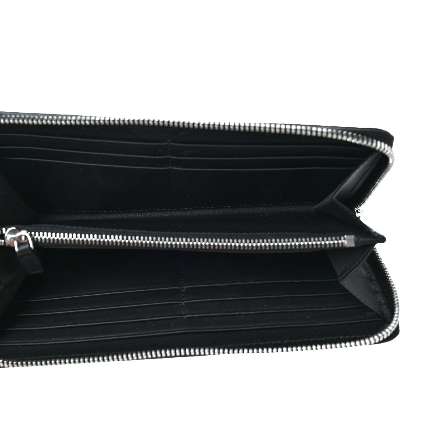 Visetos Large Zip Around Wallet Black