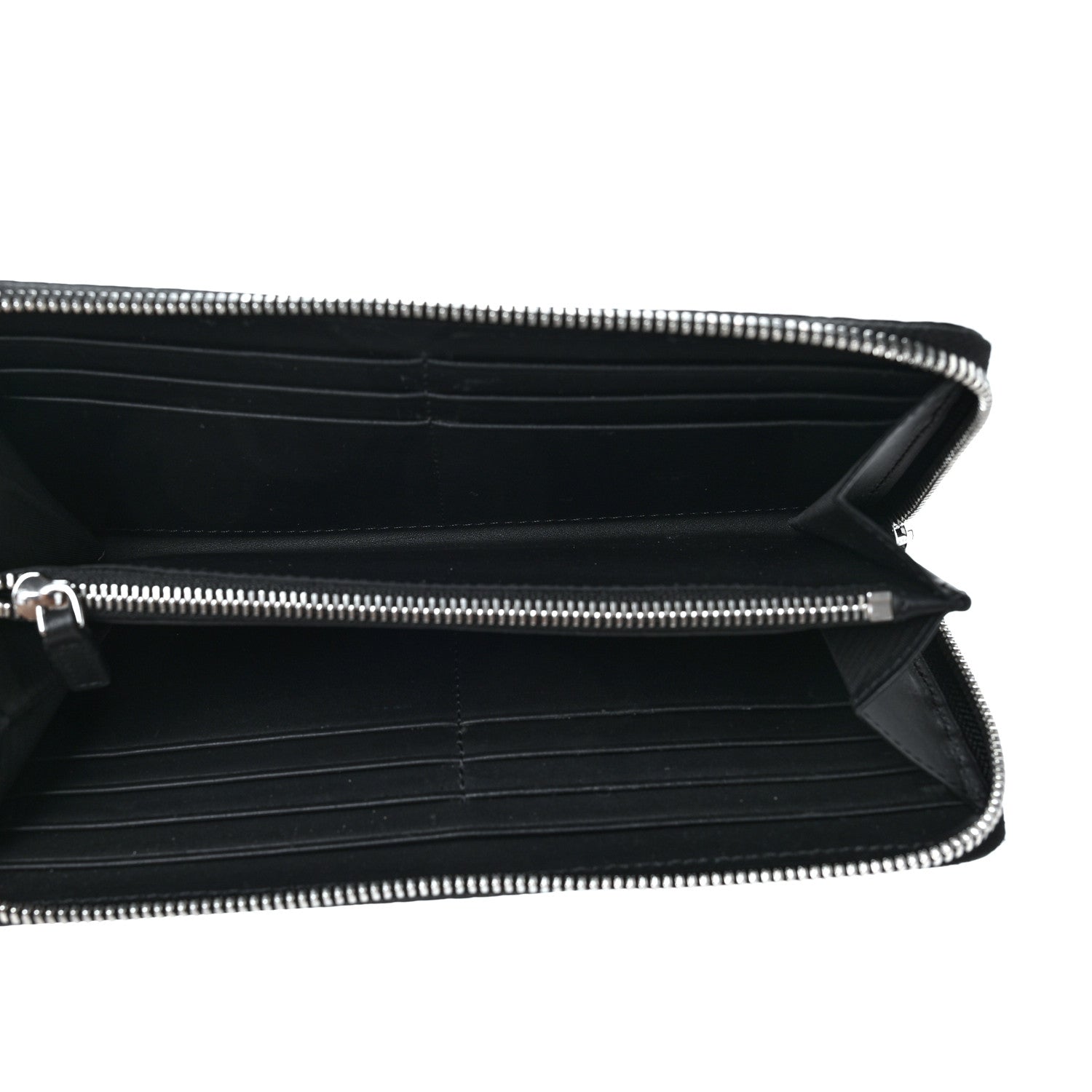 MCM Visetos Large Zip Around Wallet Black 5 of 7