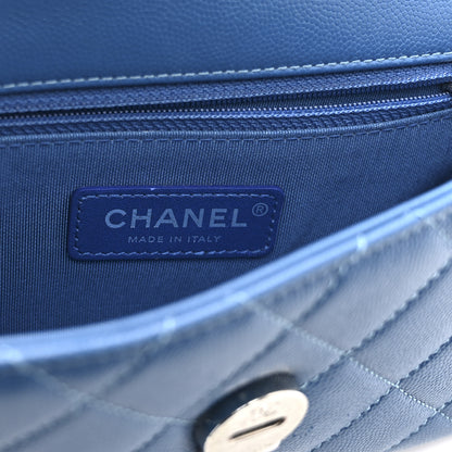 Chanel Caviar Quilted My Everything Small Flap Blue 6 of 10