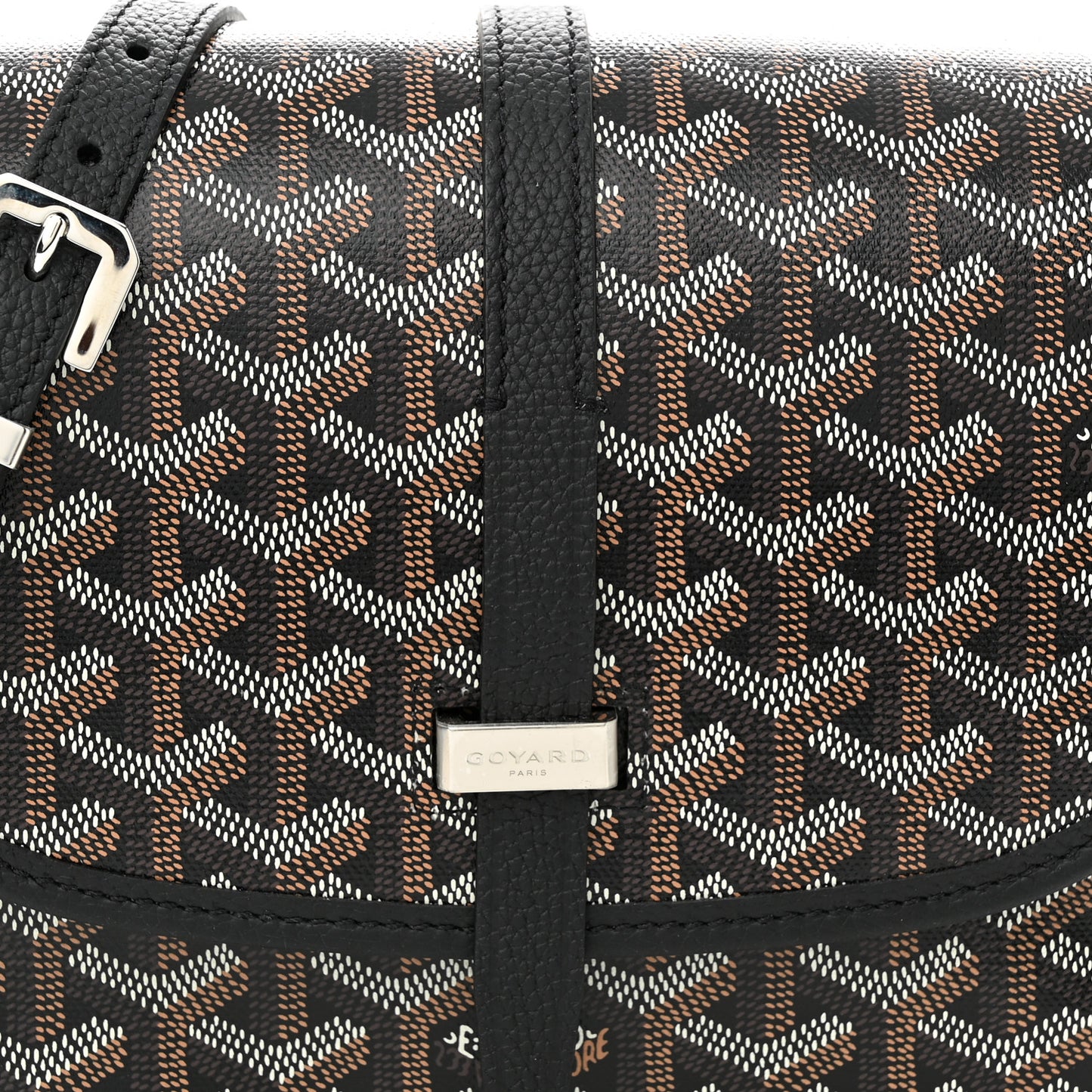 Goyardine Belvedere II PM Messenger Bag Black