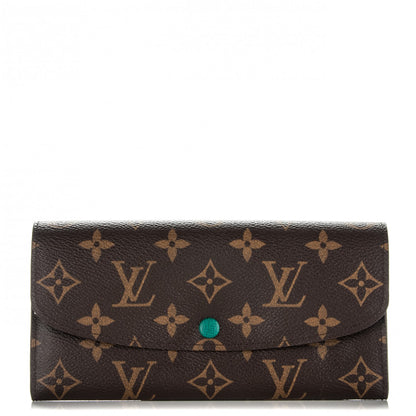 Louis Vuitton Monogram Emilie Wallet Vert 1 of 7