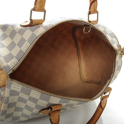 Louis Vuitton Damier Azur Speedy 30 5 of 10
