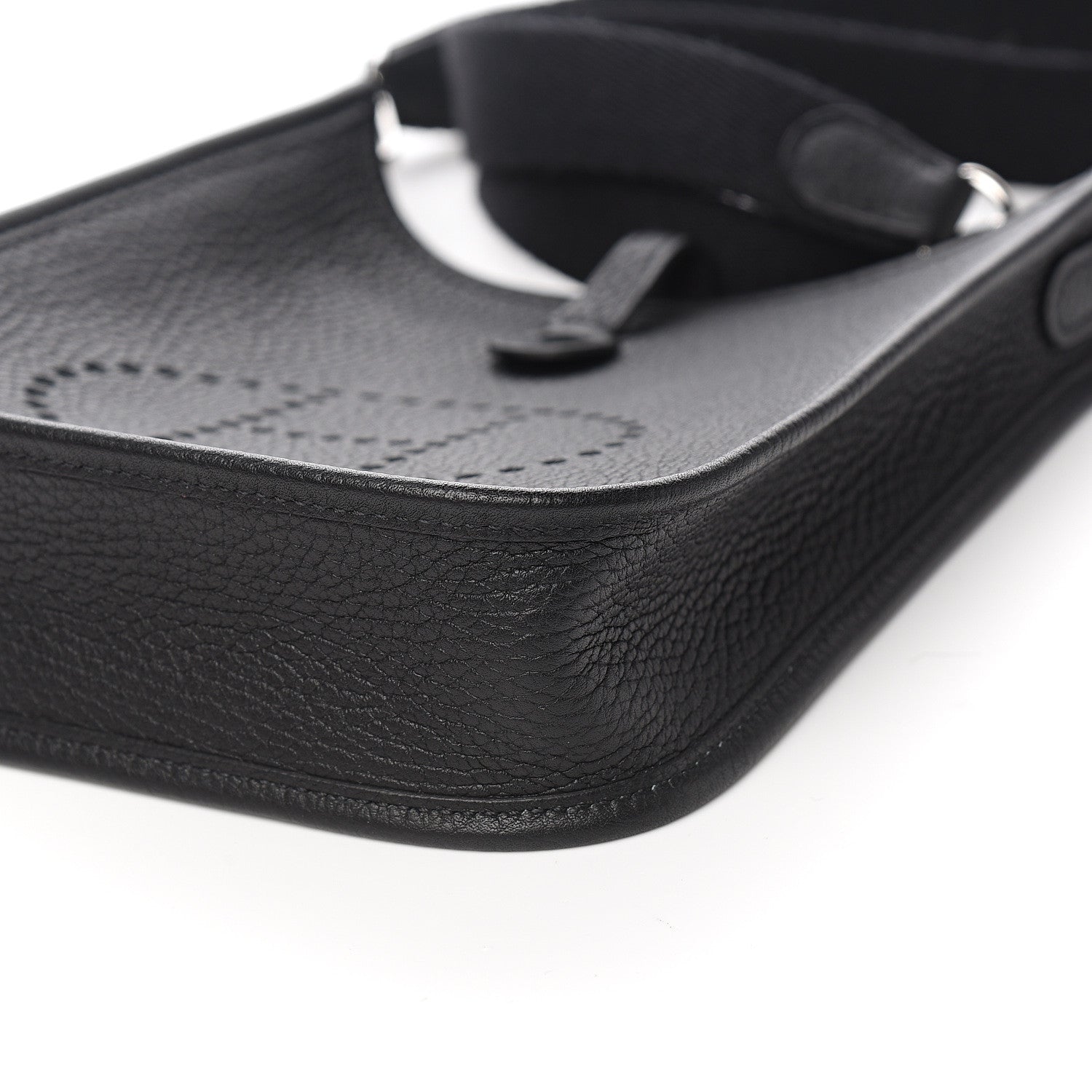 Hermes Taurillon Clemence Evelyne TPM Black 8 of 10