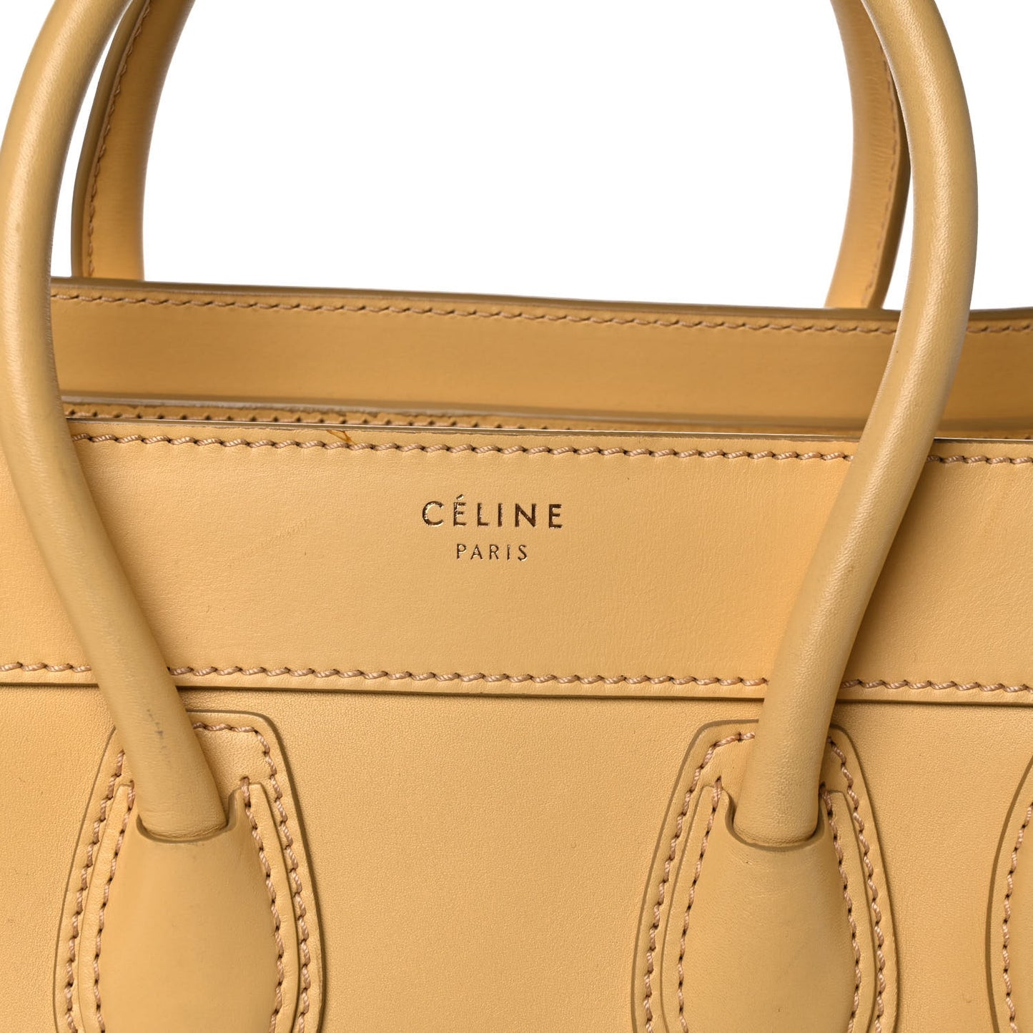 Smooth Calfskin Micro Luggage Butter