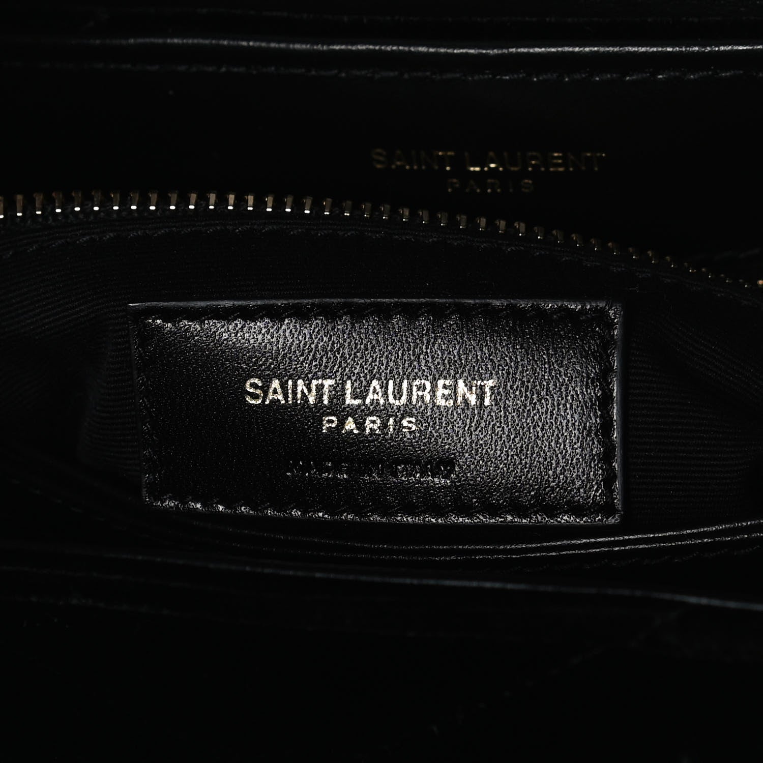 Saint Laurent Velvet Y Quilted Monogram Toy Loulou Chain Satchel French Black 7 of 13