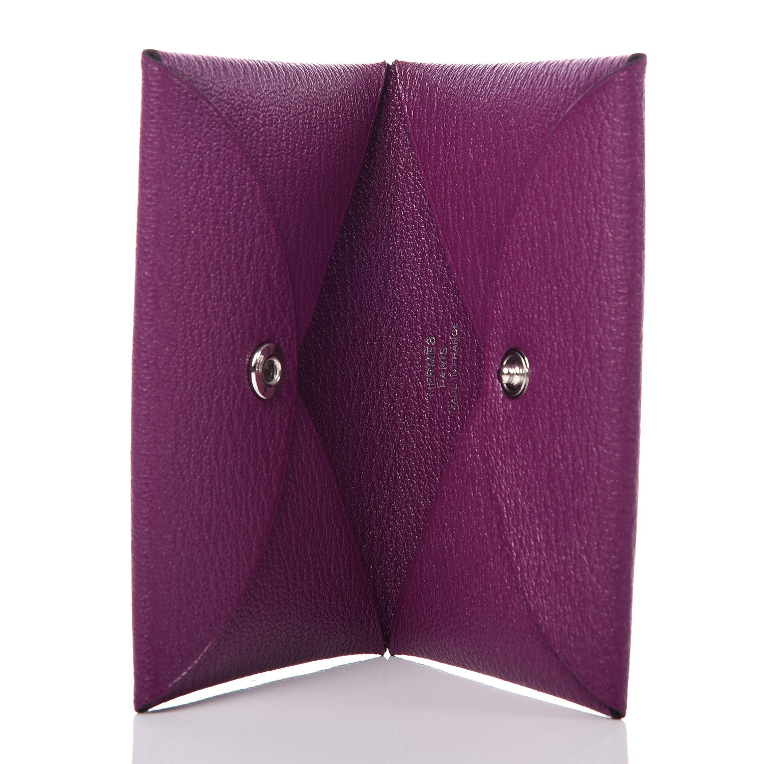 Hermes Chevre Mysore Calvi Card Case Anemone 5 of 8