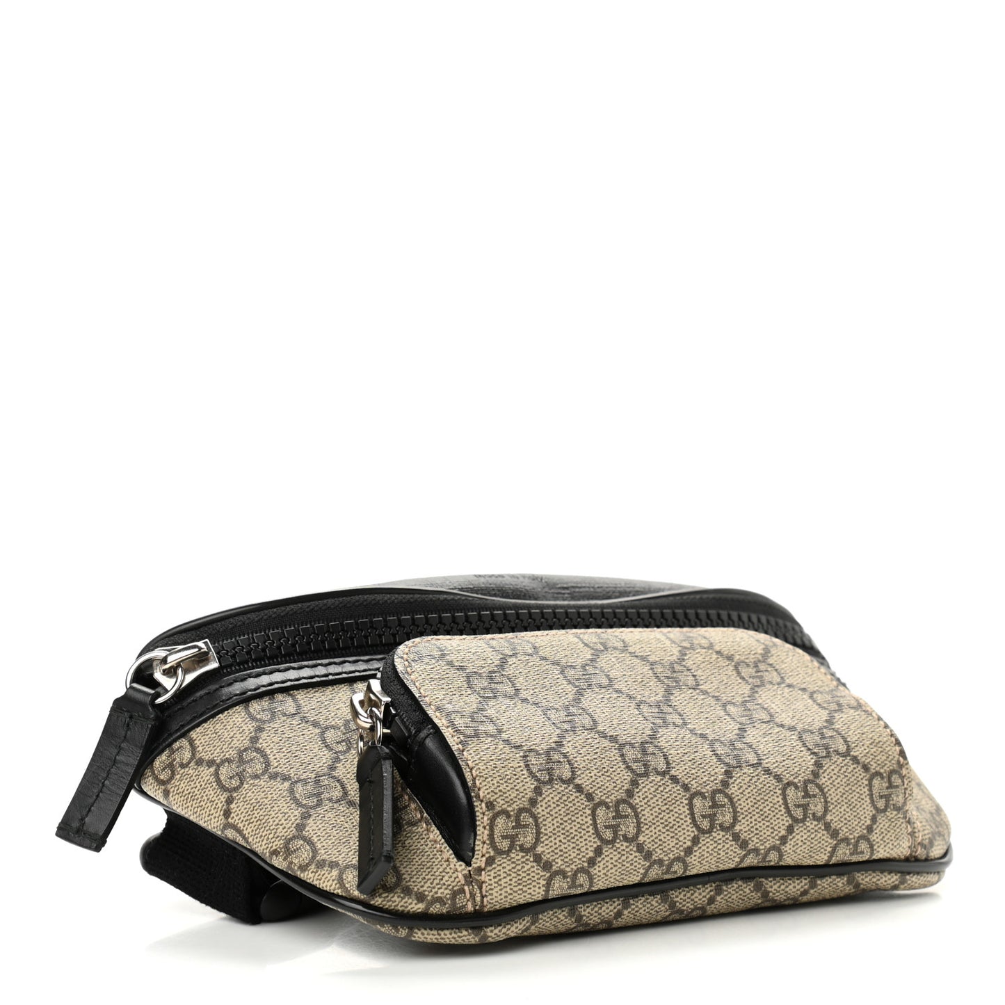 GG Supreme Monogram Belt Bag Black