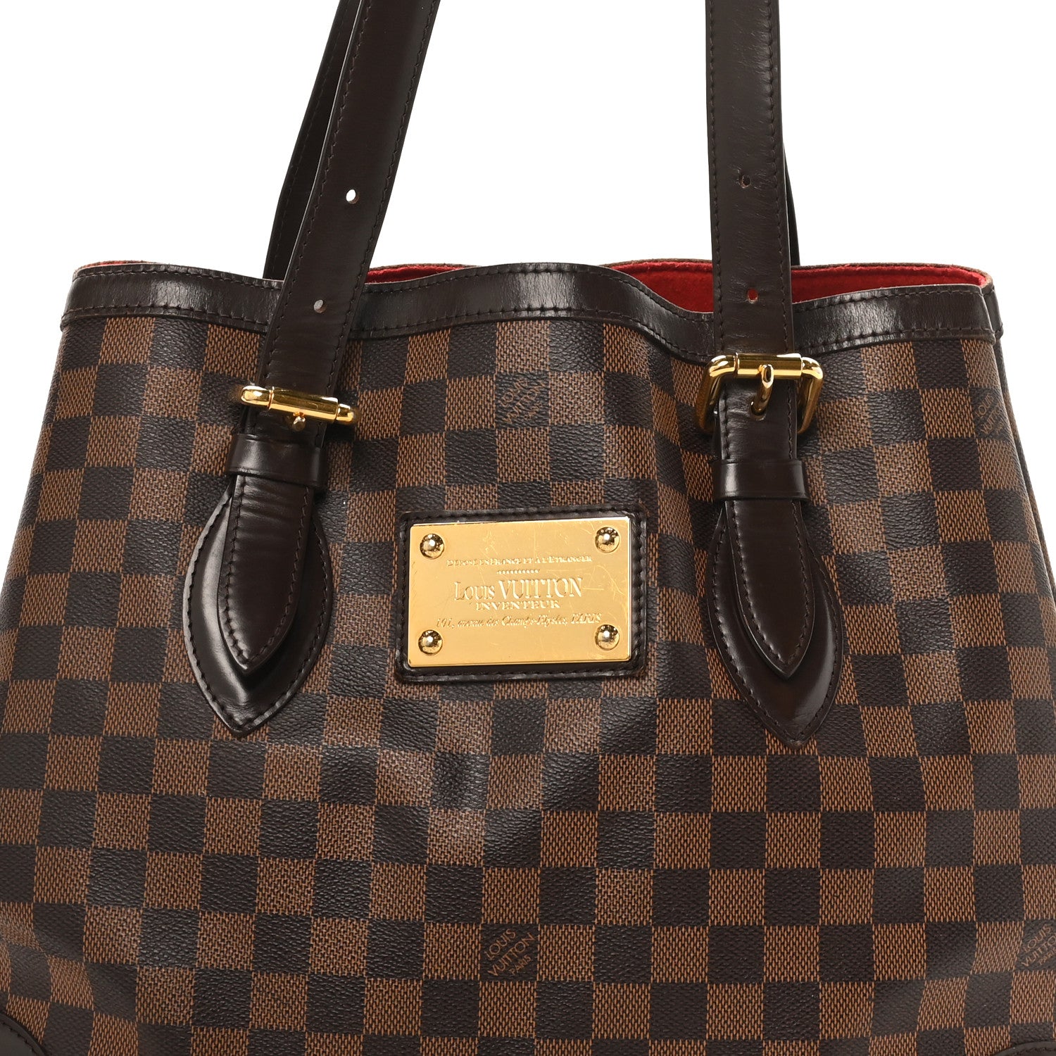 Louis Vuitton Damier Ebene Hampstead MM 7 of 10