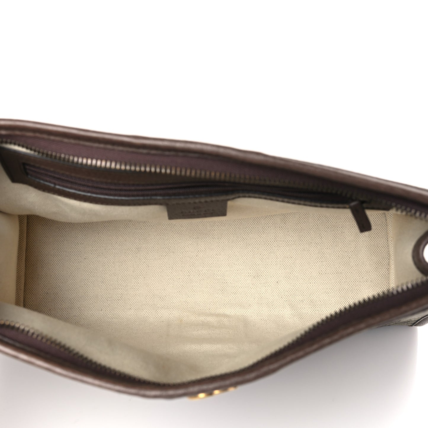 GG Supreme Monogram Web Ophidia GG Toiletry Case Beige New Acero
