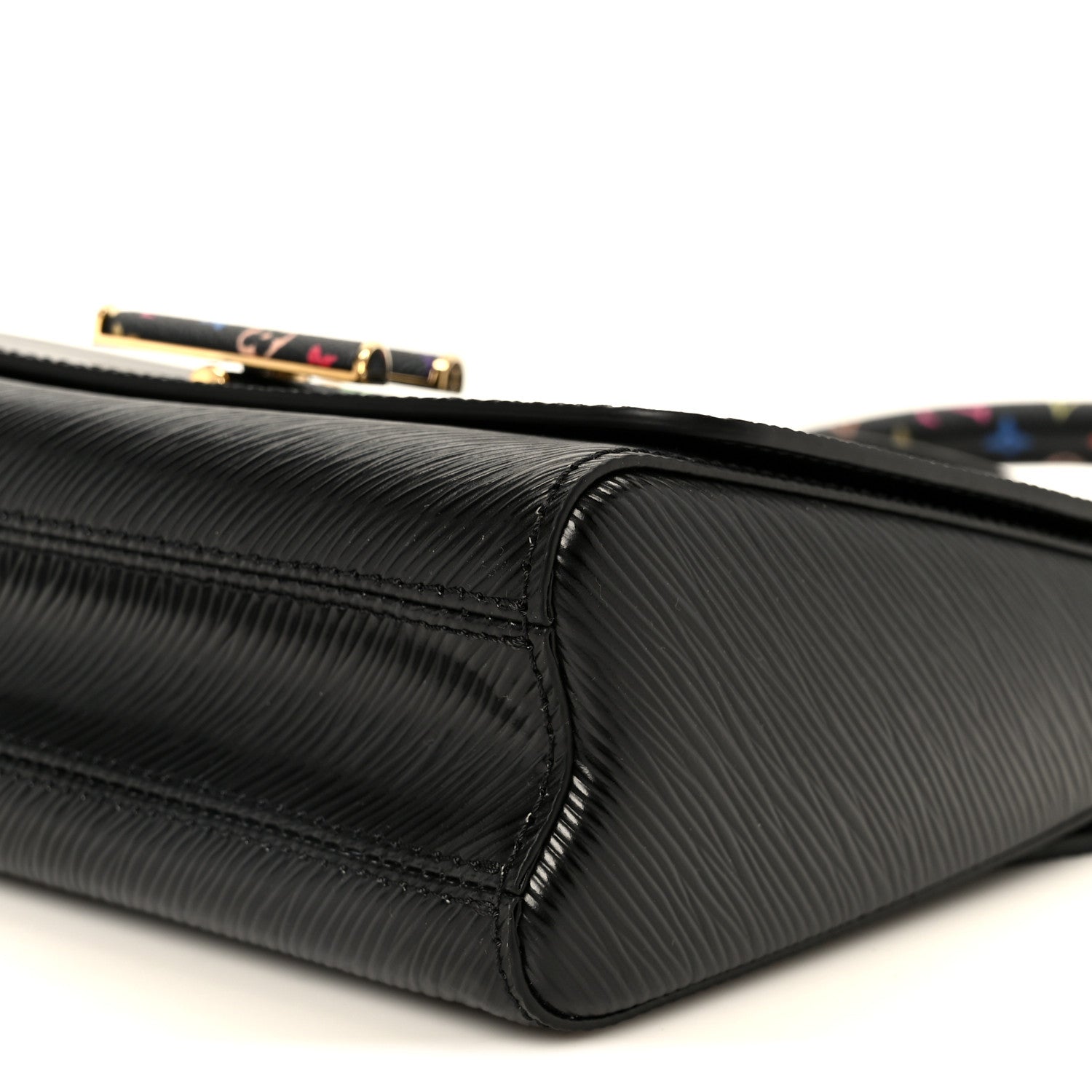 Louis Vuitton LV X TM Epi Twist MM Slim Shoulder Bag Black 10 of 10