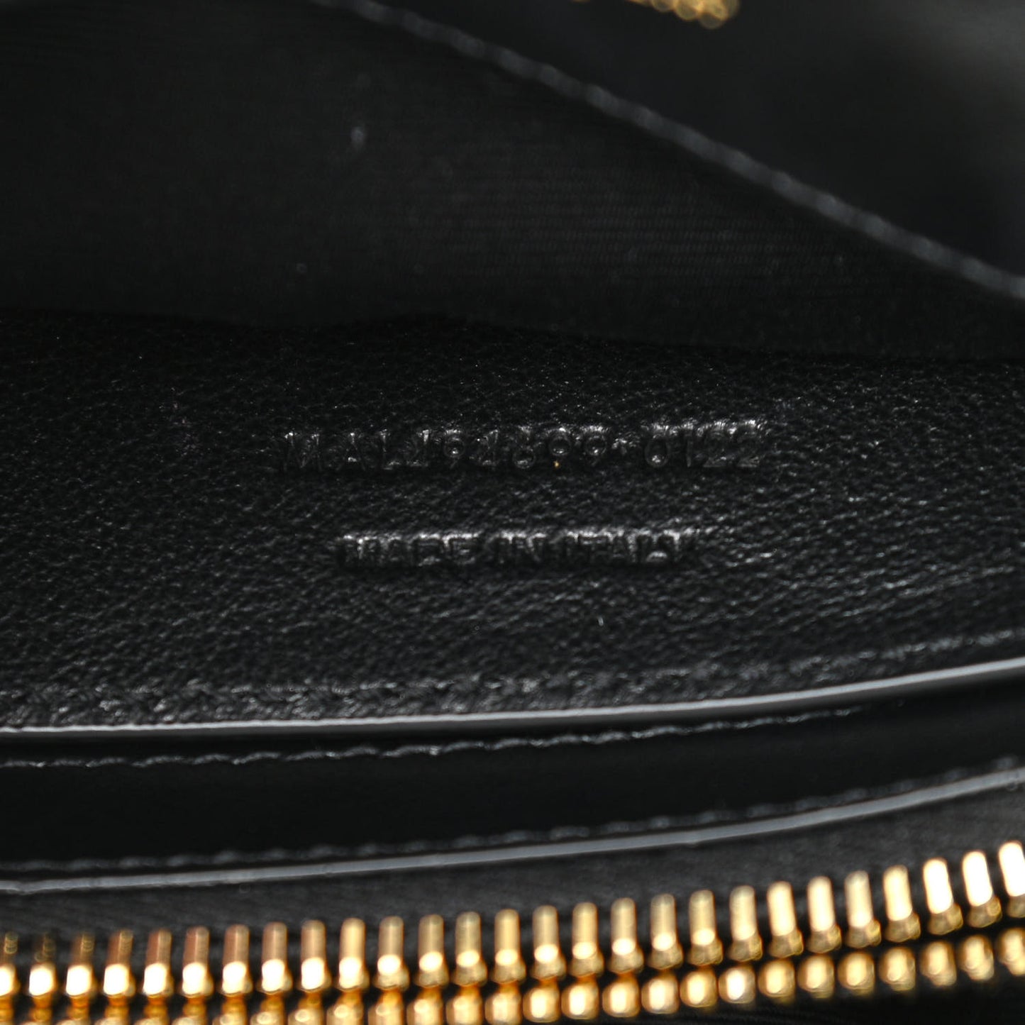 Calfskin Y Quilted Monogram Small Loulou Chain Satchel Black