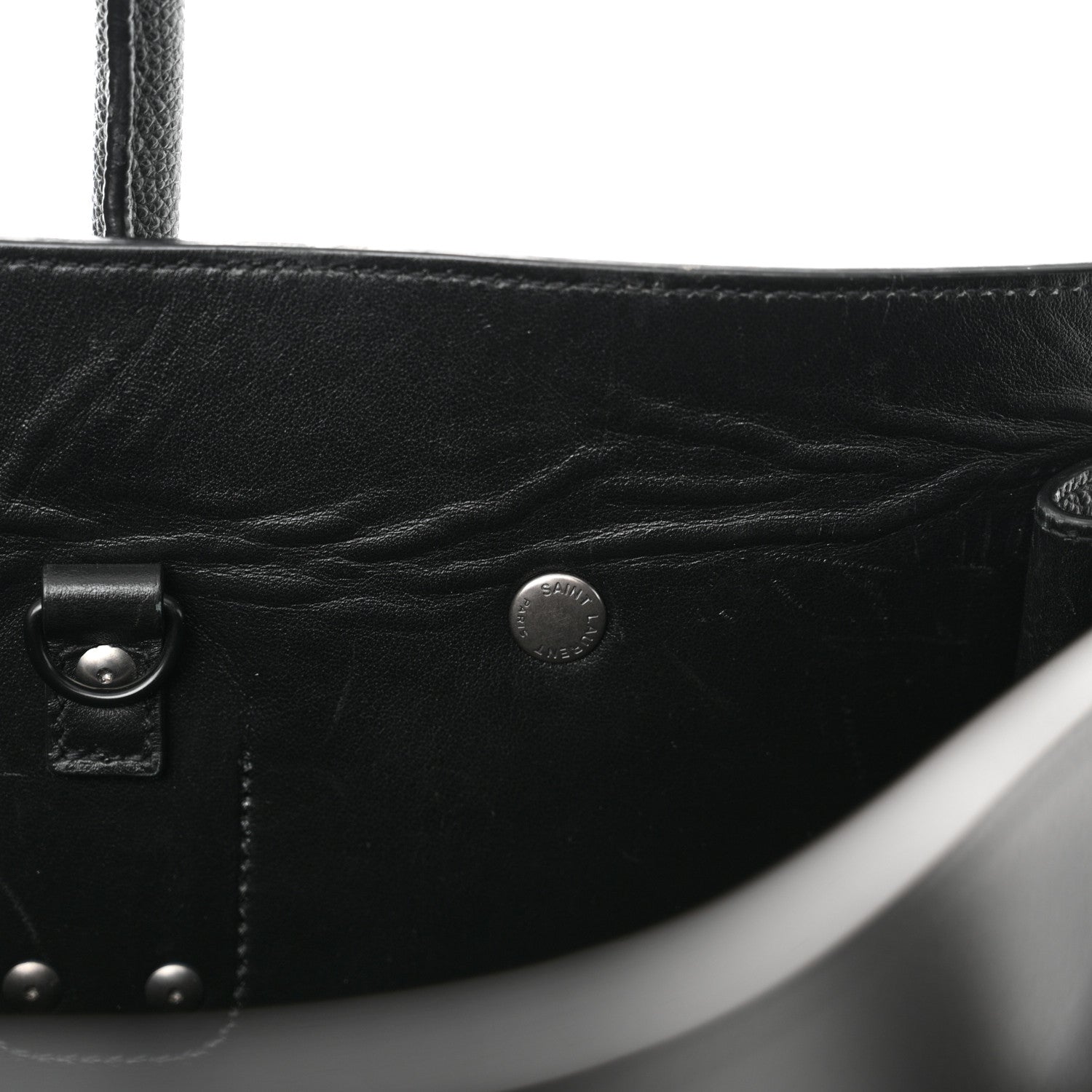 Saint Laurent Grained Calfskin Large Sac De Jour Carryall Black 14 of 20