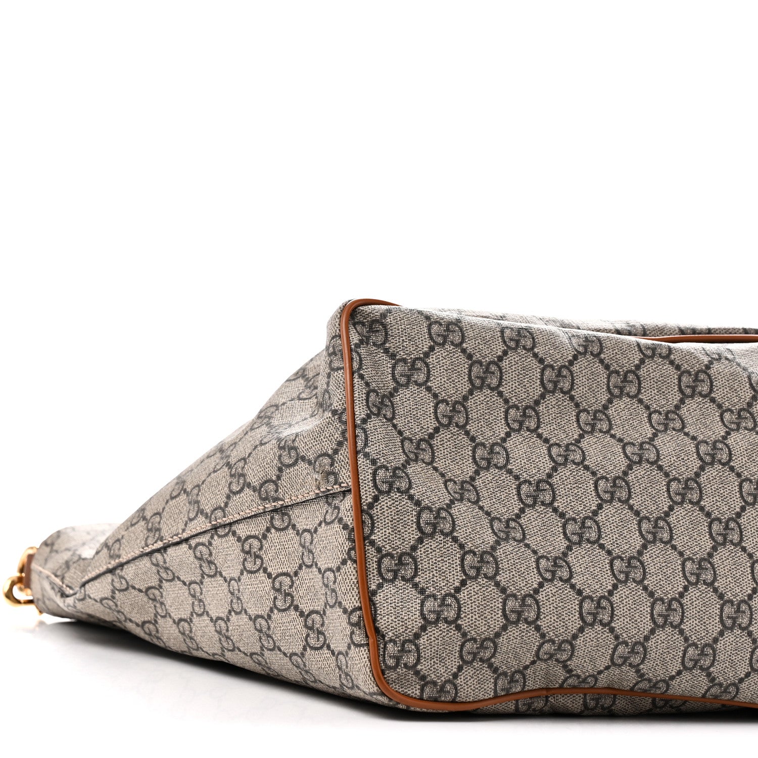Gucci Soft GG Supreme Monogram Medium Crossbody Tote Beige Cuir 9 of 10