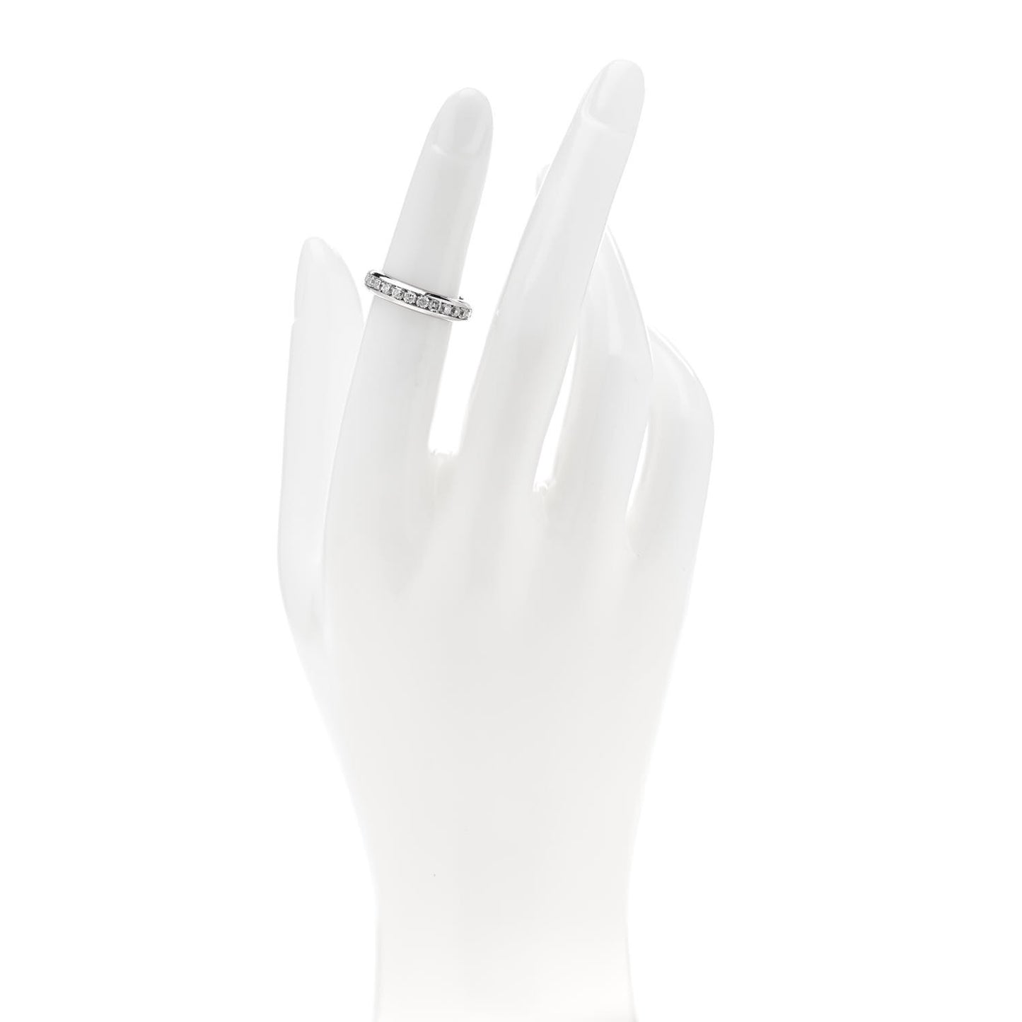 Platinum Diamond 4mm Lucida Full Circle Band Ring 48 4.5