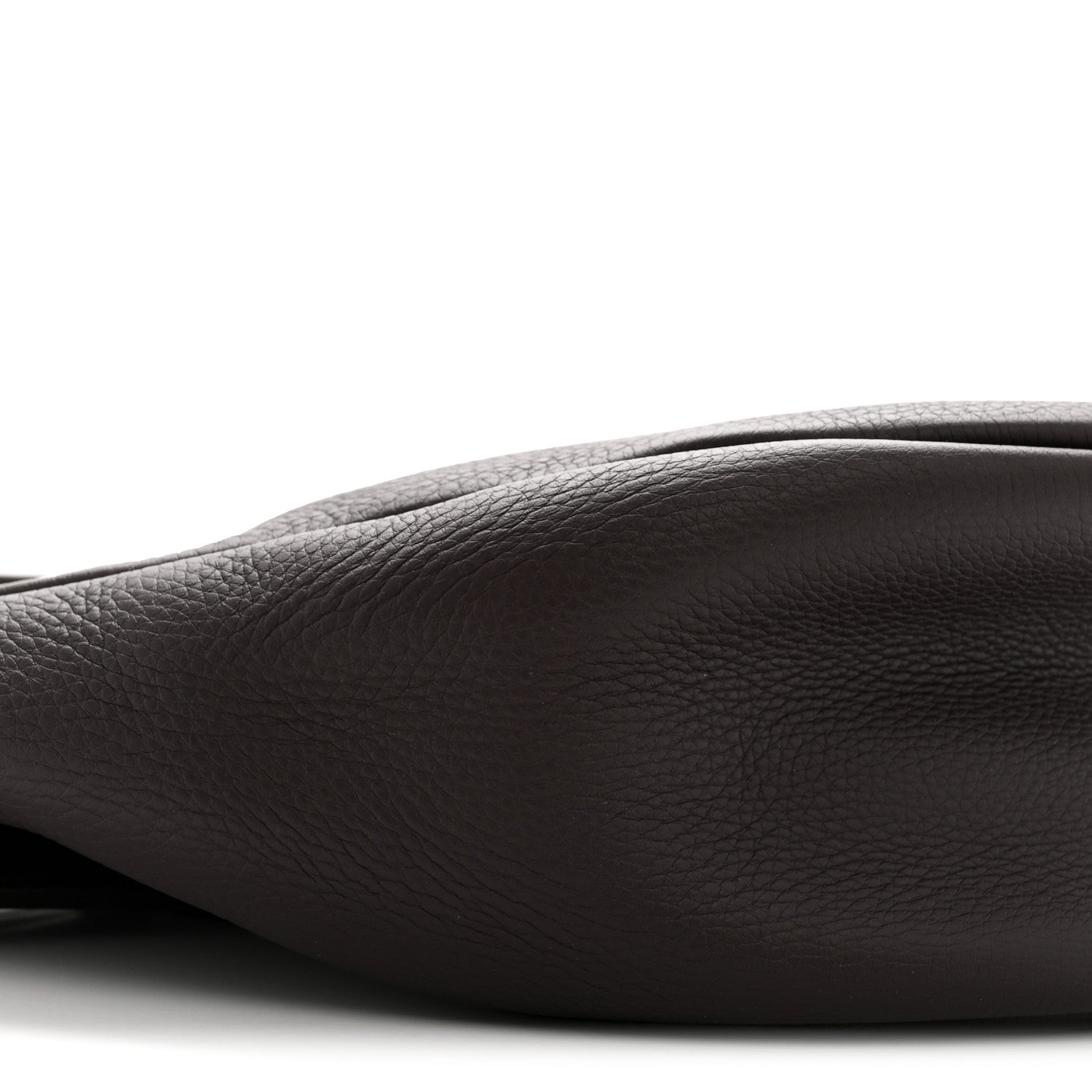 The Row Grained Calfskin Small Slouchy Banana Bag Aubergine 9 of 11