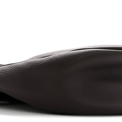 The Row Grained Calfskin Small Slouchy Banana Bag Aubergine 9 of 11