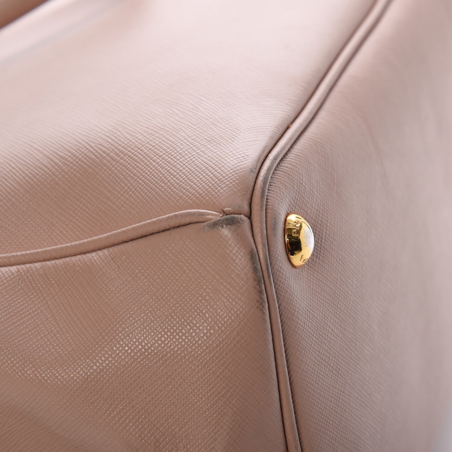 Prada Saffiano Medium Double Zip Tote Cammeo 17 of 18