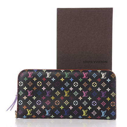 Louis Vuitton Monogram Multicolor Insolite Wallet Black Violet 6 of 6