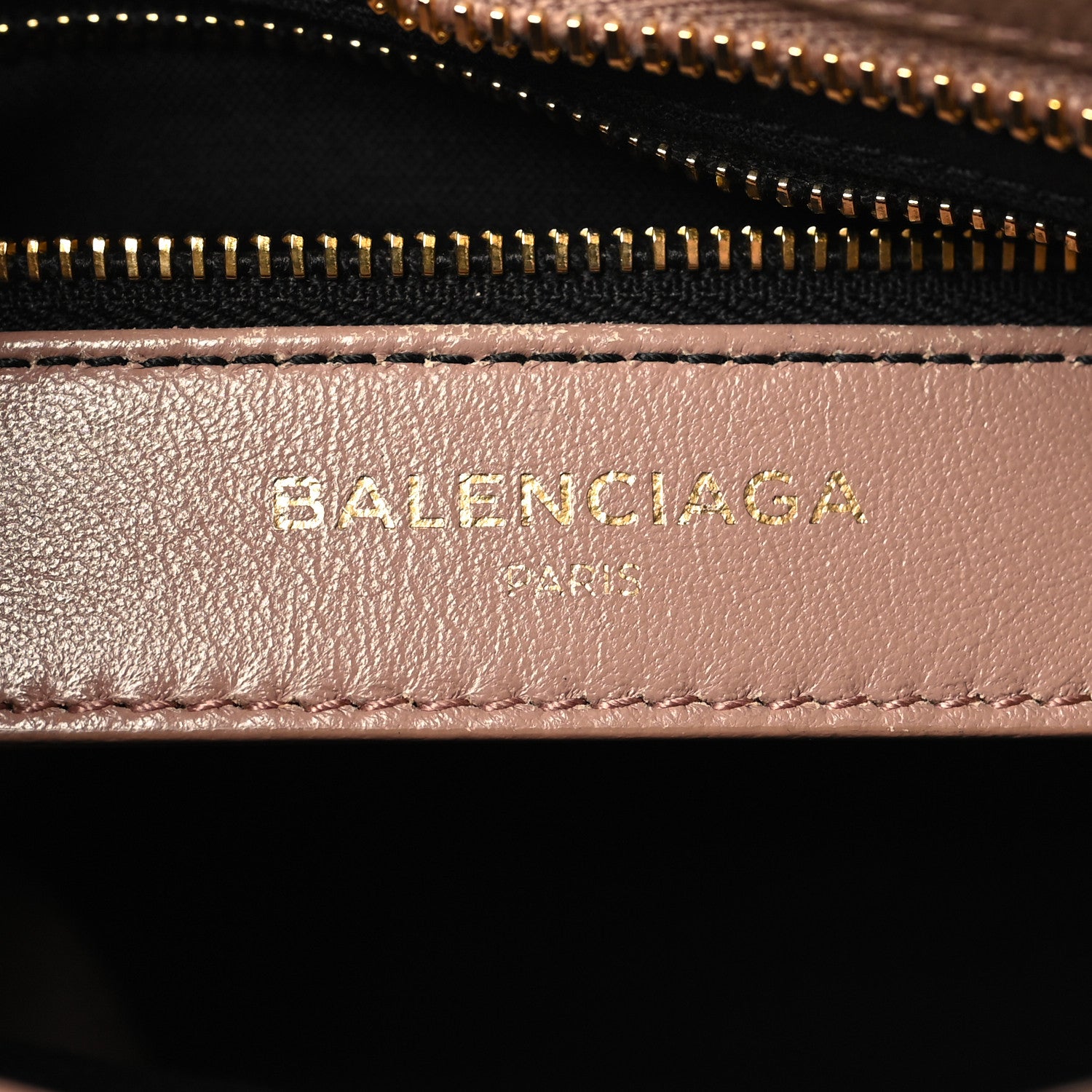 Balenciaga Chevre Gold Metallic Edge Hardware Mini City Rose Des Sables 7 of 13