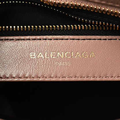 Balenciaga Chevre Gold Metallic Edge Hardware Mini City Rose Des Sables 7 of 13