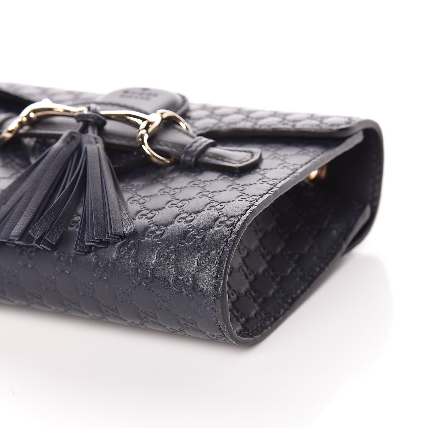 Gucci Microguccissima Mini Emily Chain Shoulder Bag Blue 9 of 9