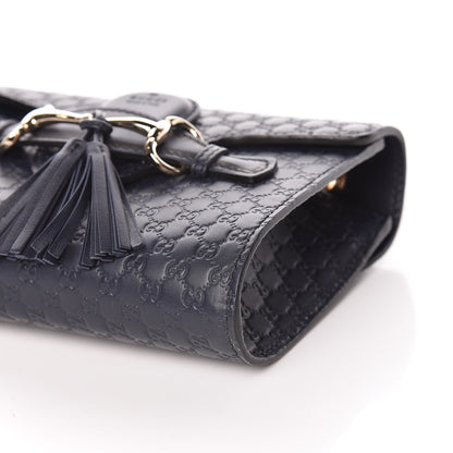 Gucci Microguccissima Mini Emily Chain Shoulder Bag Blue 9 of 9