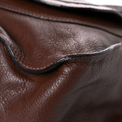 Chloe Calfskin Large Marcie Satchel Brown Seed 8 of 22