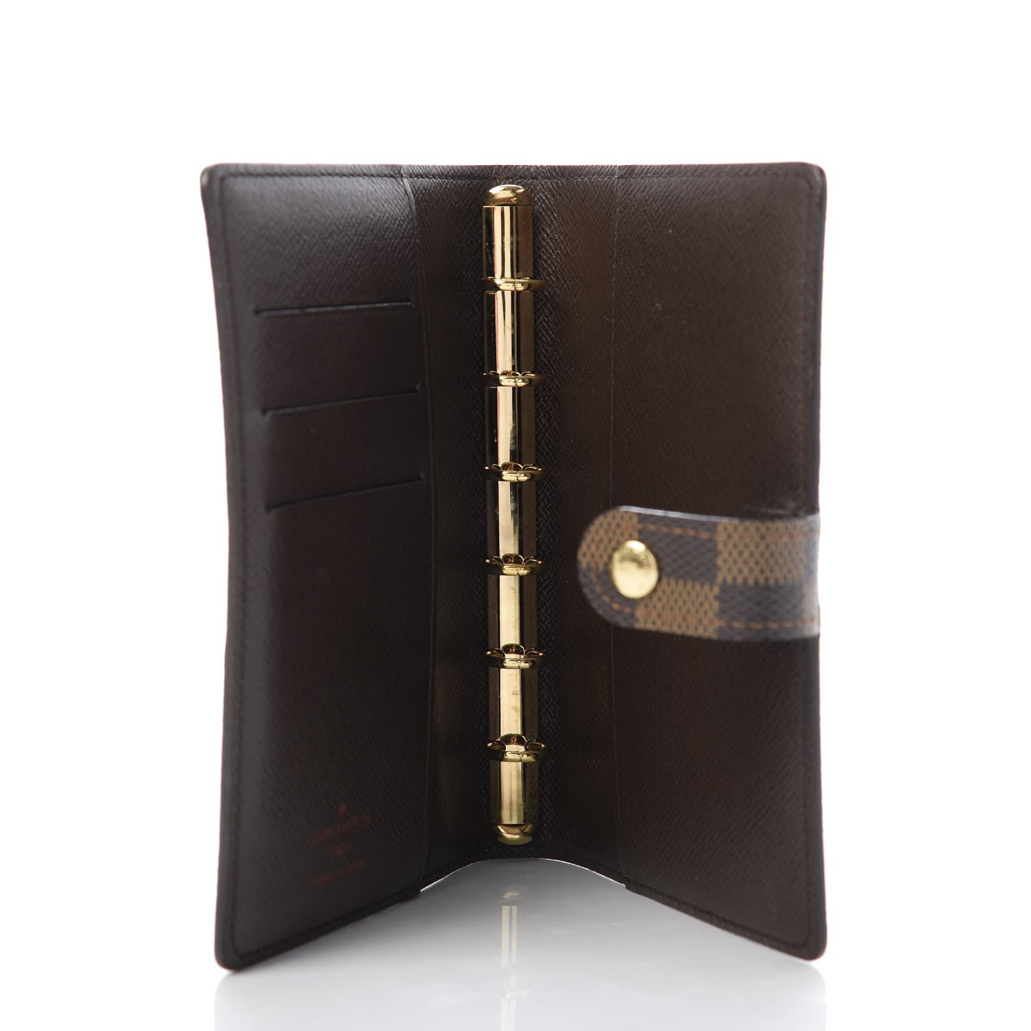 Louis Vuitton Damier Ebene Small Ring Agenda Cover 5 of 8