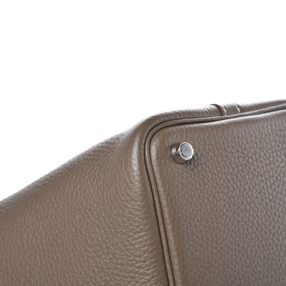 Hermes Taurillon Clemence Picotin Lock 18 PM Etoupe 8 of 10